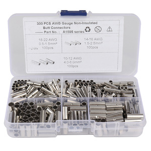 Connecteurs de bornes pour tubes en cuivre nu, paquet de 300, pour applications de câblage automobile et marin - Product Image 2