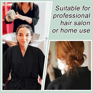 Áo choàng cho khách hàng salon, áo choàng làm tóc, áo choàng cắt tóc, áo choàng làm tóc, áo choàng thợ cắt tóc có dây buộc eo điều chỉnh được - Product Image 5