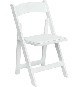 <span class=keywords><strong>Silla</strong></span> Plegable Blanca para Exterior, Paquete de 1, para Bodas, Fiestas y Banquetes, Venta al Por Mayor - Product Image 1
