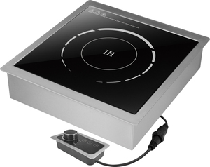 3500W Built-in Single Commercial Induction Cooker | Separate Control Box, 4-Digit <b>LED</b> Display - Product Image 1