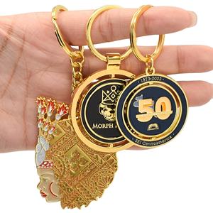 พวงกุญแจโลหะเคลือบอ่อนคุณภาพสูง ขายส่ง รับทำโลโก้ตามสั่ง ของที่ระลึกแฟชั่น - Product Image 4