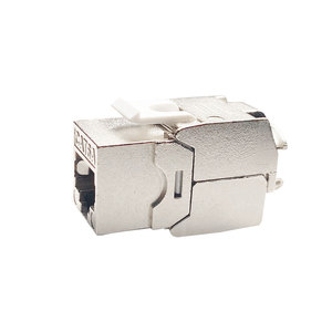 Giắc Cắm <span class=keywords><strong>Rj45</strong></span> Không Công Cụ <span class=keywords><strong>UTP</strong></span> Không Công Cụ 180 Độ Cat6a Mô-đun Hợp Kim Kẽm Giắc Cắm Keystone Cat6a - Product Image 2