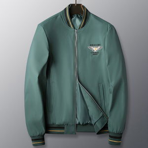 Chaqueta para hombre, nueva colección primavera-otoño 2025, estilo coreano, informal, con bordado, cuello tipo béisbol, uniforme, abrigo para hombre, estilo Joker. - Product Image 4