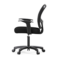 JOHOOFURNITURE Chaise de bureau moderne avec repose-pieds, inclinable pour la pause déjeuner, pivotante, verrouillage illimité, configuration ergonomique en maille