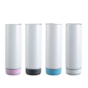 Gobelet droit isotherme à double paroi en acier inoxydable de 20 oz avec couvercle et paille à motif par sublimation – Articles de boisson pour cadeaux d'affaires - Product Image 3