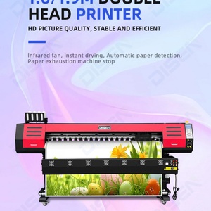 Impresora de Inyección de Tinta XP600 de 6 pies para Lonas Publicitarias Anchas de Cuero y Pancartas Flexibles, Tinta Eco-Solvente, Nueva con 2 Cabezales - Product Image 2