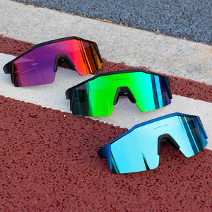 Nuevas Gafas de Ciclismo Polarizadas de Media Montura con <span class=keywords><strong>Lentes</strong></span> Intercambiables para Bicicleta de Montaña y Deportes al Aire Libre, Equipo a Prueba de Viento - Product Image 3