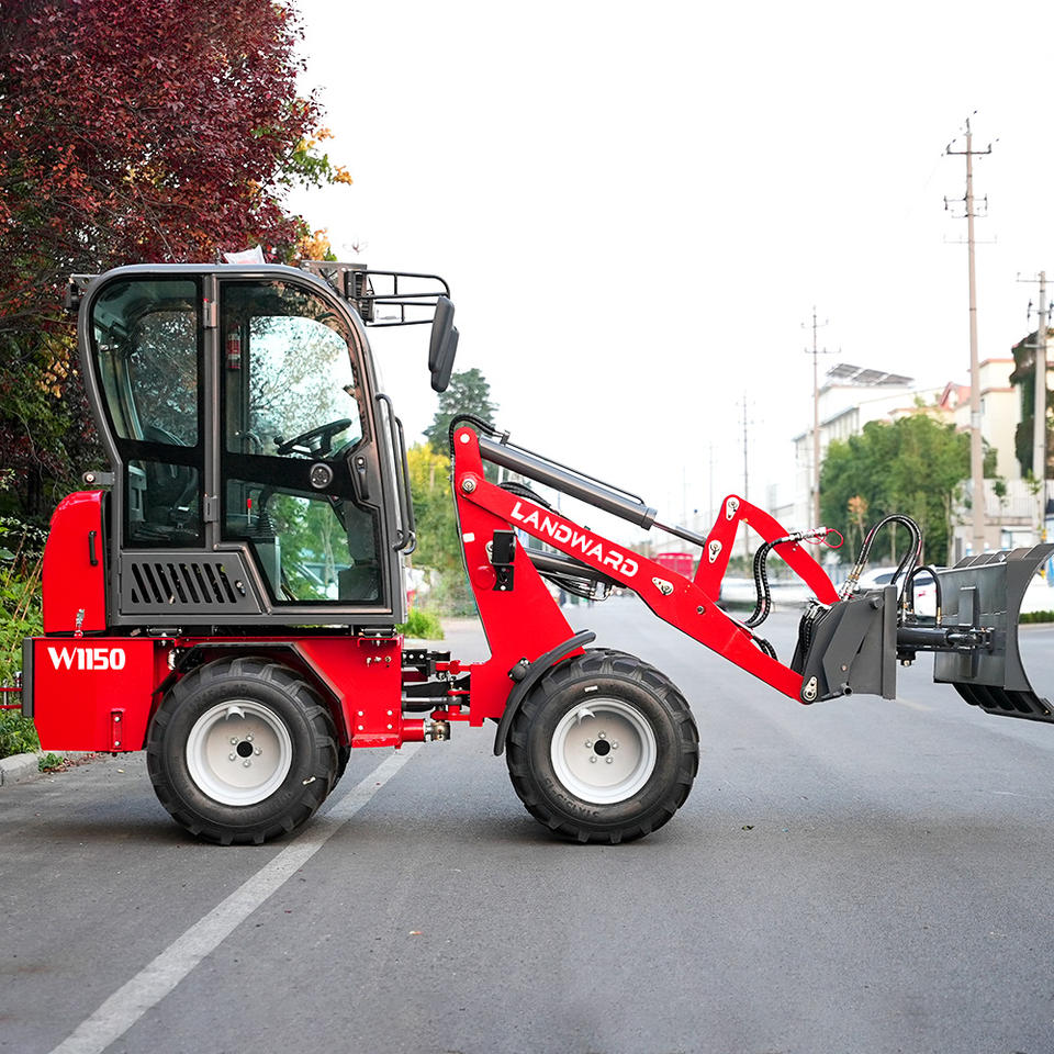 W1150 Compact Wheel Loader Kubota Engine 18.2kW 0.8Ton Rated Load CE ...