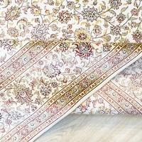 152x244cm Hersteller Bestseller Seiden teppiche zum Verkauf Blumen türkischer Teppich hand gefertigt
