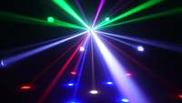 Magic Storm Projecteur Disco RVBW Pleine Couleur 50W, Lumière de Scène KTV DJ, Laser Stroboscopique à Tête Mobile, Lumière de Fête Disco