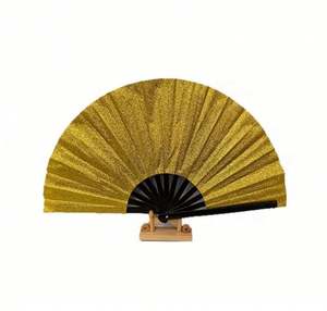 Abanico de Bambú Chino Tradicional Grande de 13 Pulgadas, Tallado a Mano con Arte Folclórico de Ángeles, Temas Clásicos de Música Rave y Amor para el Hogar, Ideal para Año Nuevo - Product Image 2