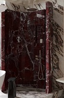 Marbre Rosso Levanto de PerfectStone, design luxueux et imperméable, idéal pour les projets de construction d'intérieurs d'hôtels