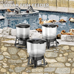 Moderno Alimentador Automático Solar Ecológico para Estanques CFF-106 6L, Caja Temporizadora de Plástico para Peceras y Estanques de Tetra, 1 Año de Garantía - Product Image 2