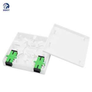 Caja de Placa de Fibra Óptica de 2 Puertos para Interior, Mini <span class=keywords><strong>Roseta</strong></span> Óptica de Buena Calidad Wanbao para Usuario Final - Product Image 3