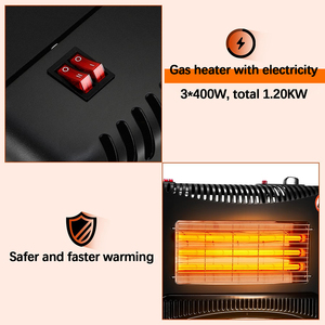 <span class=keywords><strong>Chauffage</strong></span> d'appoint électrique et à <span class=keywords><strong>gaz</strong></span> portable LUOQI pour intérieur et extérieur - Product Image 5