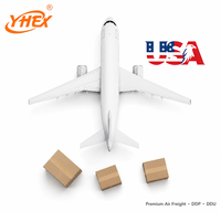 Expédition DDP Air+Express Chine-USA avec service porte-à-porte, assurance incluse, transit en 10-25 jours