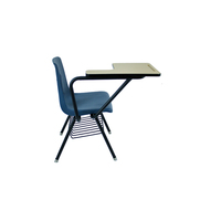 Fauteuils d'école DJA avec tablette d'écriture, design moderne en plastique durable, pour la maison, le bureau, la chambre, le salon, 100 pièces