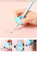 Manchon étudiant enfants Promotion papeterie cadeaux poignée de crayon ergonomique crayon de couleur Gel de Silicone aide à l'écriture poignée