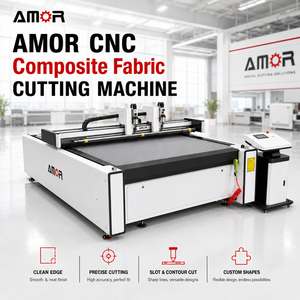 Table de découpe CNC pour matériaux composites, pour tissu en fibre de verre et fibre de carbone - Product Image 1