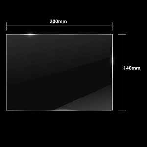 Film de protection transparent NFEP pour imprimantes 3D à résine DLP LCD avec service de découpe 200x140x0.15mm - Product Image 2