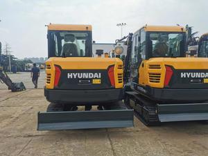 Nouvelle mini-excavatrice sur chenilles HX60 d'origine coréenne, 6 tonnes, mini-excavatrice Hyundai Hx55 en promotion - Product Image 5