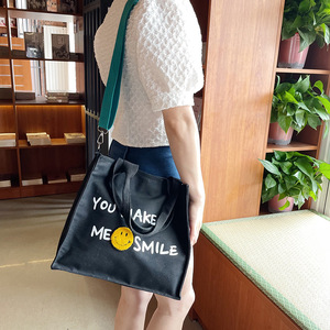 Bolso de Mano Casual para Mujer, Gran Capacidad, Bolso Pequeño de Lona, Moda 2026, Estampado Minimalista, Bolso Bandolera para Uso Diario en Verano - Product Image 2