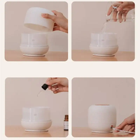 Nouveau diffuseur de parfum d'aromathérapie, humidificateur à brume froide, céramique, capacité de 300 ml, utilisation domestique, hôtel, voiture, alimentation USB/électrique