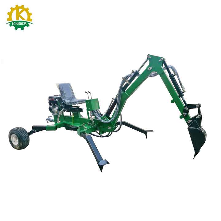 Mini Towable Backhoe Excavator LW-6 with Attachments | 2400mm Digging ...