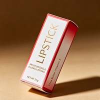 Vente en gros de tubes à gloss à lèvres vides de 7 ml et 10 ml, boîte en papier personnalisée pour gloss à lèvres, logo en relief, boîte à rouge à lèvres
