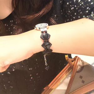 Orologio Retrò in Agata Nera <span class=keywords><strong>da</strong></span> Donna, Bracciale Personalizzato alla Moda, Impermeabile - Product Image 4