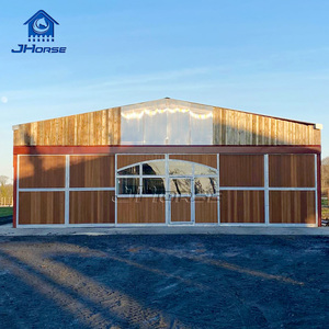 JHorse installa facilmente porte da fienile per attrezzature per cavalli con struttura in vetro inossidabile zincato - Product Image 5