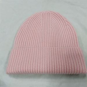 Wholesale Women Men High Quality Wool Beanie <b>Hat</b> Knitted Winter Warm Custom Embroidery logo Beanie <b>Hats</b> - Product Image 4