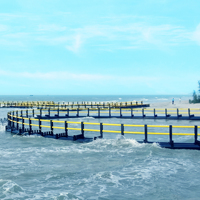 Équipement d'aquaculture Cage flottante de bonne qualité pour la pisciculture à vendre