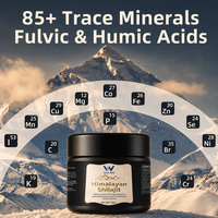 Pâte de résine de Shilajit de l'Himalaya avec Ashwagandha, racine de Maca, acide fulvique, plus de 85 oligo-éléments, OEM, marque privée