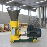 Nouvelle machine de traitement de granulés d'aliments pour animaux (poissons, volailles, porcs) à base de céréales, petite taille, haute productivité, en acier allié