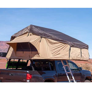 Toldo para acampar al aire libre de fábrica, tienda de campaña de techo de carcasa blanda, cama de techo de coche de lujo, cama plegable para SUV, escalera gratis para coche - Product Image 1