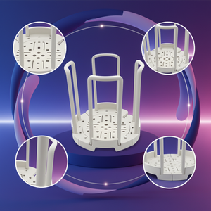 Supporto Verticale Retrattile per Scolapiatti in Offerta Speciale, OEM ODM, Salvaspazio, Contenitore per Stoviglie da Cucina e Casa - Product Image 2