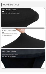 Fitted <b>Round</b> Spandex <b>Table</b> <b>Covers</b> Portable Custom Logo Digital Printing for Event Welcome Gifts-GoldFlag Brand - Product Image 3