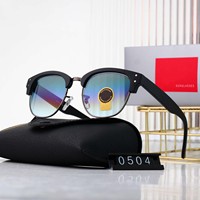 Lunettes de soleil et lunettes de vue unisexes de luxe tendance - Style vintage, verres polarisés UV400, montures colorées
