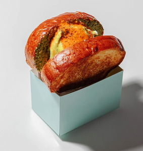 Kotak Kemasan Kertas Biodegradable untuk Makanan Cepat Saji, Sandwich, Sushi, Permen, Kue, Waffle, Roti, <span class=keywords><strong>Burger</strong></span>, dengan Pembagi Saus/Dip - Product Image 4