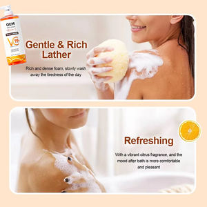 Nettoyant pour le corps blanchissant à la vitamine <span class=keywords><strong>C</strong></span> de haute qualité, hydratant et nettoyant doux pour l'équilibre du pH de la peau. - Product Image 5