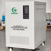 Stabilisateurs de tension automatiques monophasés SVC en cuivre AC 3kVA 5kVA 10kVA 15kVA 20kVA 220V