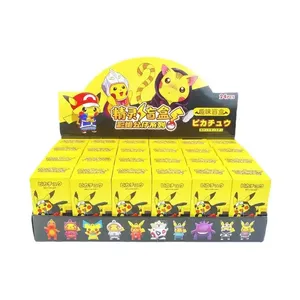 Grosir mainan kotak buta pikachu lucu kreatif figur aksi kotak kejutan Anime