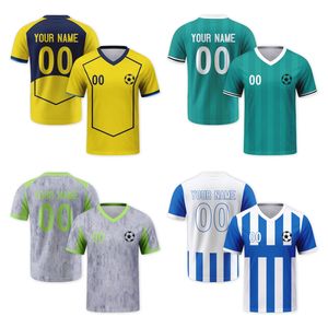 Camiseta Deportiva Personalizada con Diseño Impreso, Cuello en V, Manga Corta, Azul, Rojo y Amarillo, 100% Poliéster, Absorbe el Sudor y de Secado Rápido - Product Image 1