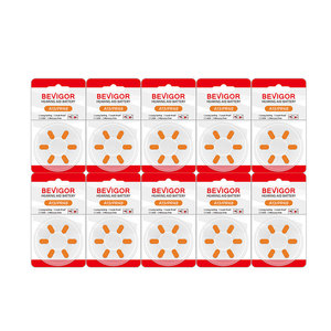 Accessoires pour <span class=keywords><strong>piles</strong></span> <span class=keywords><strong>auditives</strong></span>, <span class=keywords><strong>piles</strong></span> primaires au zinc-air pour aides <span class=keywords><strong>auditives</strong></span>, tailles 312 675 <span class=keywords><strong>13</strong></span> 10 - Product Image 1