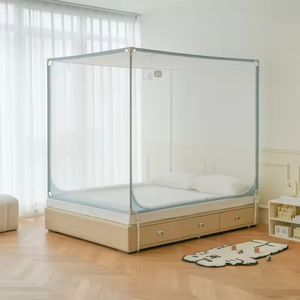 Xách tay lớn hiện đại sang trọng mosquitera Net giường có thể gập lại muỗi Net cho giường - Product Image 3