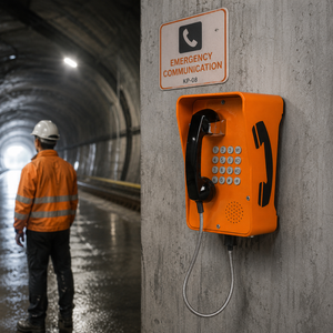 Station d'appel murale à clavier Safe-<span class=keywords><strong>Orange</strong></span> pour projets extérieurs (tunnel, autoroute, port) – Téléphone industriel étanche pour usine - Product Image 5