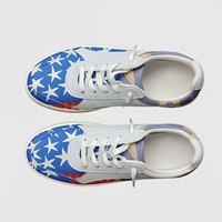 Chaussures de marche unisexes tendance, baskets en toile légères et respirantes à lacets, imprimées, printemps été automne, confortables en coton