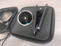 Lensa Fisheye 238 Derajat Ultra Wide Angle Kaca Optik untuk Ponsel Terbaru 2026, Cocok untuk Live Streaming, Fotografi, dan Selfie Layar Penuh