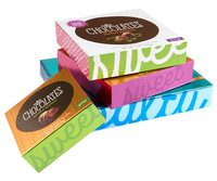 Emballage personnalisé de luxe en papier cartonné magnétique recyclé pour baklava, fruits secs, dattes, chocolats, bonbons, Ramadan